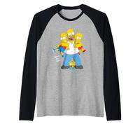 The Simpsons Homer Simpson World's Best Dad Father's Day Maglia con Maniche Raglan