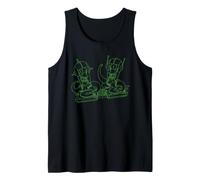 The Simpsons Kang And Kodos Space Rave Alien Party Music DJs Canotta