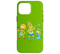 The Simpsons Lisa Bart Maggie St. Patrick's Day Custodia per iPhone 16 Pro Max
