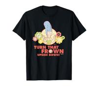 The Simpsons Marge Simpson Turn That Frown Upside Down Retro Maglietta