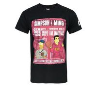 The Simpsons Nero Simpsons & Ming T-shirt a maniche corte Uomini