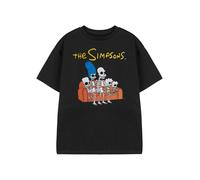 The Simpsons Nero Skeleton Couch T-shirt a maniche corte Ragazzi