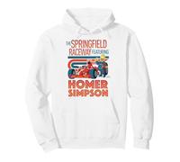 The Simpsons The Springfield Raceway Featuring Homer Simpson Felpa con Cappuccio