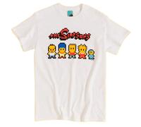 The SimpsonsMaglietta Opera d'Arte in Pixel Adulto Unisex (TT721)