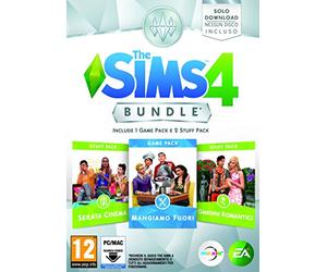 The Sims 4 Game & Stuff Pack 3: Mangiamo Fuori, Serata Cinema, Giardini Romantici - CD non incluso
