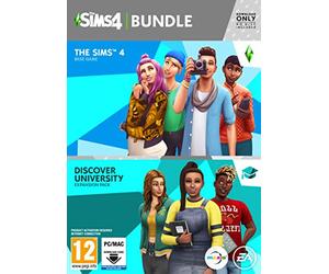 The Sims 4 Plus Discover University Bundle (PC Code in Box) [Edizione: Regno Unito]