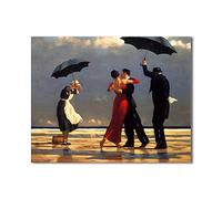The Singing Butler di Jack Vettriano Stampa su tela Dipinto Jack Vettriano Immagine artistica da parete Poster per soggiorno Camera da letto Decorazione domestica (Non Incorniciato, 30x45cm)