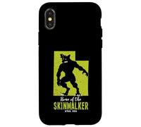 The Skinwalker Utah State American Funny Cryptid Custodia per iPhone X/XS