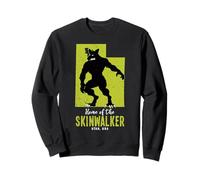 The Skinwalker Utah State American Funny Cryptid Felpa