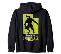 The Skinwalker Utah State American Funny Cryptid Felpa con Cappuccio