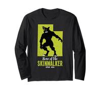 The Skinwalker Utah State American Funny Cryptid Maglia a Manica