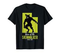 The Skinwalker Utah State American Funny Cryptid Maglietta