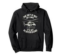 The Sky Is Not My Limit It's My Playground Felpa con Cappuccio