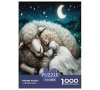 The Sleeping Lamb 1000 Pezzi Puzzle Classici Per Adulti E Bambini A Partire Da 12 Anni Giochi Rilassamento E Intelligence Sfida Impossibile - Decorazione Della Casa 38x26cm/1000pcs