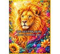 THE SLEEPING LION: Adult Coloring Book