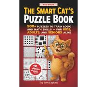 The Smart Cat’s Puzzle Book. Red Book: 500+ puzzles to train logic and math skills - for kids, adults, and seniors alike