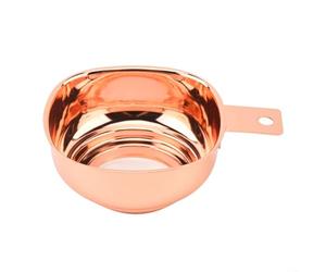 The Smart Choice - Imbuto quadrato riutilizzabile in acciaio inox, perfettamente progettato per l'inscatolamento domestico (oro rosa)