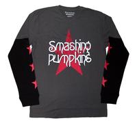 The Smashing Pumpkins Star Logo Layered Long Sleeve T Shirt Size L