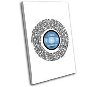 The Smiths Charming man Lyrics Record Vinyl Song Canvas Wall Art Picture Print