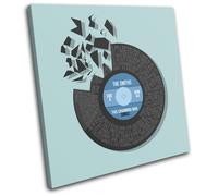 The Smiths Charming Man Song Lyrics Vinyl Record Canvas Wall Art Picture Print