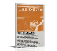The Smiths Louder Than BombsArt Decorazione pittura impermeabile e resistente alle macchie, pittura da parete per soggiorno, studio, caffetteria, installazione gratuita, facile da pulire, idea regalo