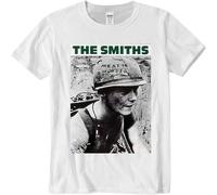 The Smiths Meat is Murder Morrissey Unisex T Shirt Rock Band Tee Size S-3XL White S