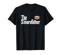 The Smorefather Funny Smores Smores Sweet Treat Lover Maglietta
