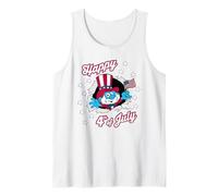 The Smurfs 4th of July Papa Smurf Uncle Sam USA Cartoon Canotta