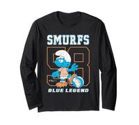 The Smurfs #58 Blue Legend Soccer Jersey Design Cartoon Maglia a Manica