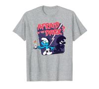The Smurfs Afraid of the Dark Halloween Retro Cartoon Maglietta