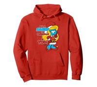 The Smurfs all I Smurf for Christmas Smurfette Cartoon Felpa con Cappuccio