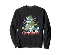 The Smurfs Christmas Tree & Snowflakes Felpa