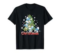 The Smurfs Christmas Tree & Snowflakes Maglietta