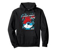 The Smurfs Chrome and Lightning Papa Smurf Retro Cartoon Felpa con Cappuccio