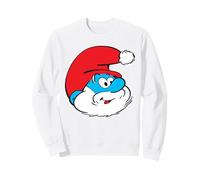 The Smurfs Classic Papa Smurf Santa Christmas Hat Felpa