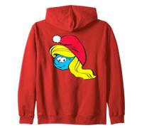 The Smurfs Classic Smurfette Santa Hat Felpa con Cappuccio