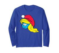 The Smurfs Classic Smurfette Santa Hat Maglia a Manica