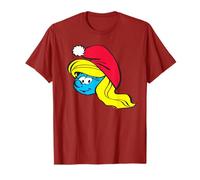 The Smurfs Classic Smurfette Santa Hat Maglietta