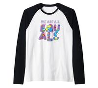 The Smurfs Climbing We Are all Equals Maglia con Maniche Raglan