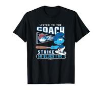 The Smurfs Coach Strike Go Blues Baseball Maglietta