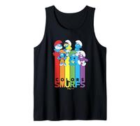 The Smurfs Colors Colorful Group Photo Canotta