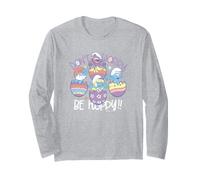 The Smurfs Easter Don't Worry Be Hoppy Smurfs Maglia a Manica