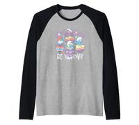 The Smurfs Easter Don't Worry Be Hoppy Smurfs Maglia con Maniche Raglan