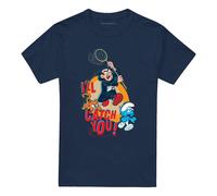 The Smurfs I'll Catch You Maglietta Gargamel e Azrael Adulto Unisex (TV26898)