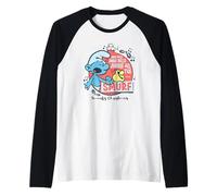 The Smurfs Jingle Bells Smurfy Christmas Maglia con Maniche Raglan