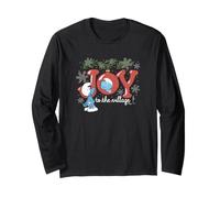 The Smurfs Joy to The Village Smurf Christmas Maglia a Manica