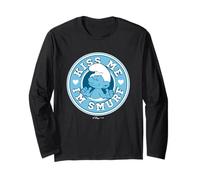 The Smurfs Kiss Me I’m Smurf Maglia a Manica