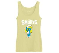 The Smurfs Les Schtroumpfs Canotta Donna, Giallo, XS