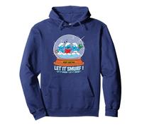 The Smurfs Merry Christmas Let It Smurf Felpa con Cappuccio