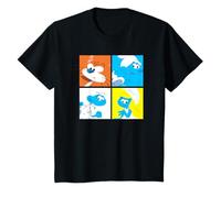 The Smurfs Movie Puffetta Azrael - Piastrella da Montare per Bambini Maglietta